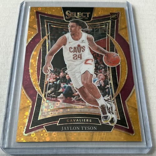 2024-25 Panini Select Jaylon Tyson Concourse Gold Prizm RC /10 #77