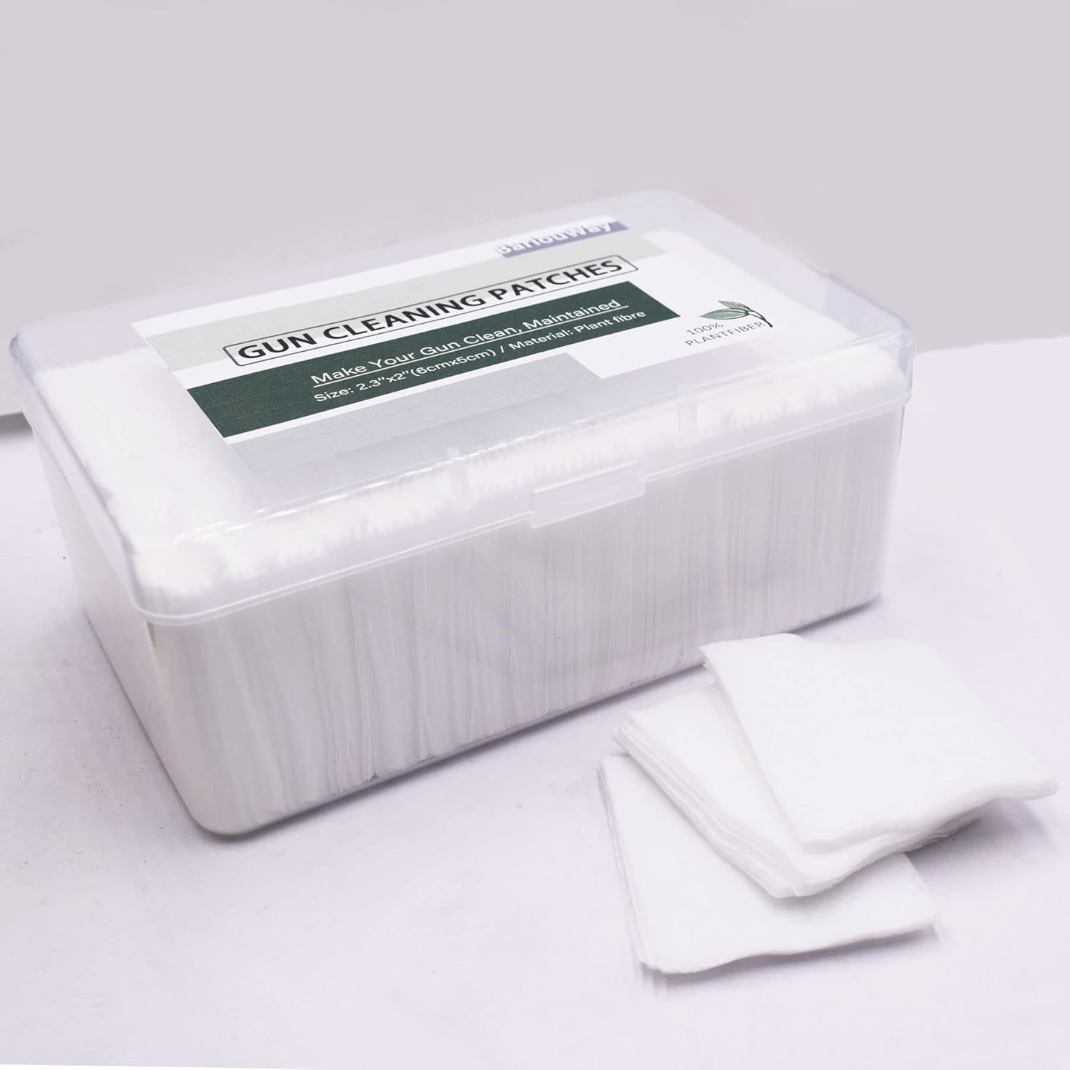 1000PCS Gun Cleaning Patches for Firearms, Highly Absorbent Gun Cleaning Clot...