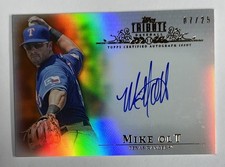 2013 Topps Tribute Orange Mike Olt Auto 07/25