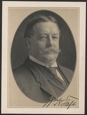 Photo:William H Taft Cincinnati New York 1910 Portrait Signed