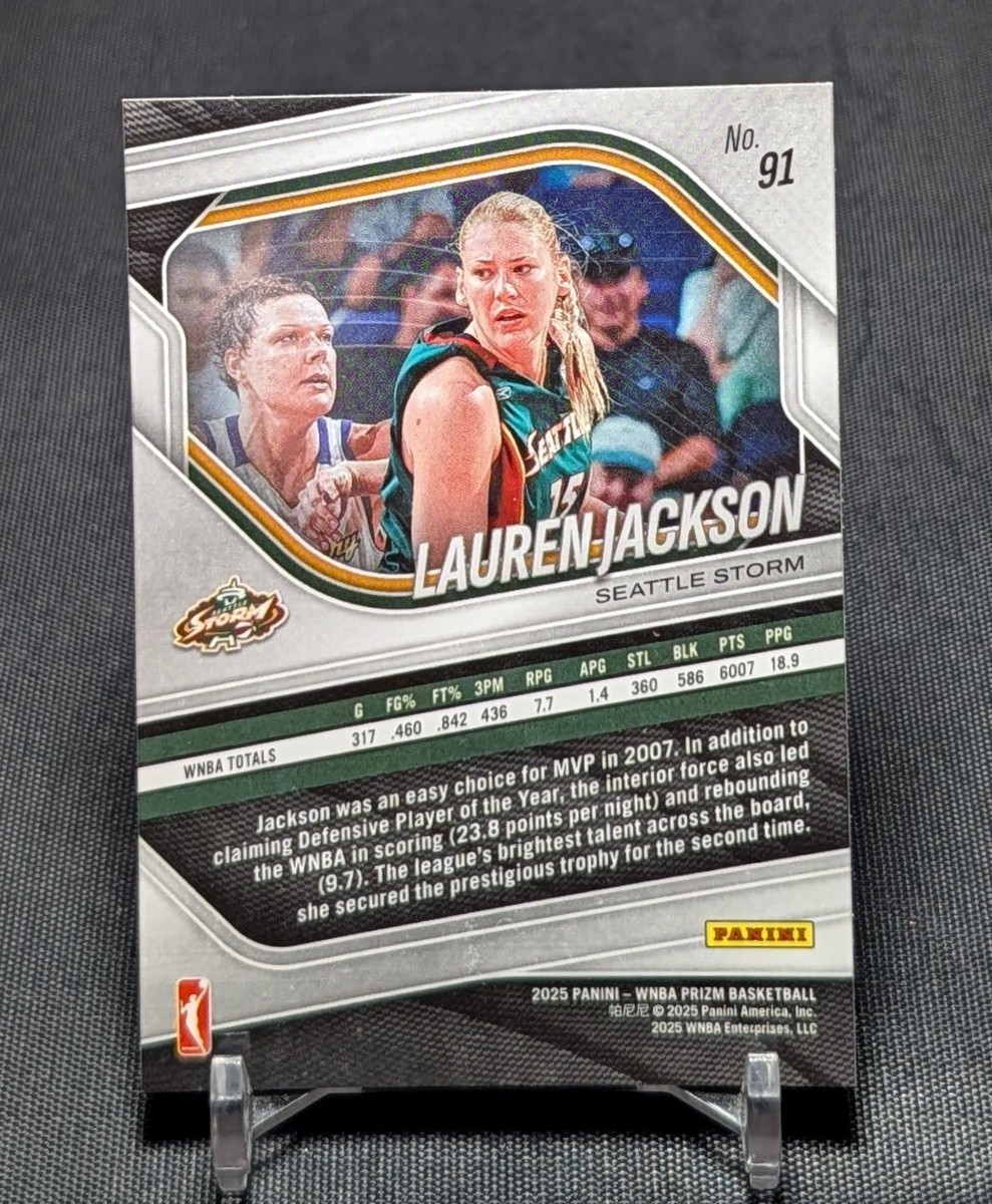 Lauren Jackson 2025 Panini Prizm WNBA Basketball Card #91 Seattle
