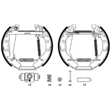 Textar Bremsbacken-Satz hinten 6R0698525A | 955236