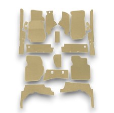 Teppichsatz Teppich für Mercedes SL107 R107/W107 Gummi Absatzschoner beige Teppichsatz Teppich für Mercedes SL107 R107/W107 Gummi Absatzschoner beige
