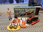 Vintage 1966 Gijoe Hasbro Sea Sled Navy Action Sailor And Accessories