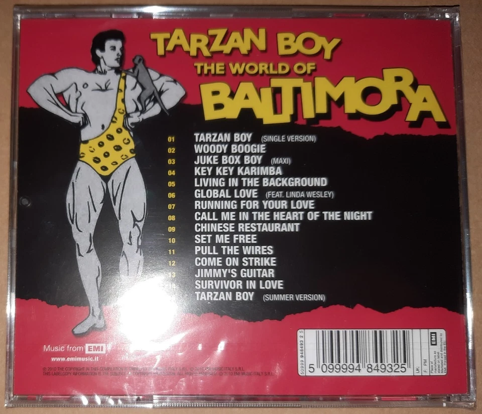 BALTIMORA - TARZAN BOY - THE WORLD OF BALTIMORA / CD / 2010 / ITALO DISCO / RARE - Bild 2 von 2