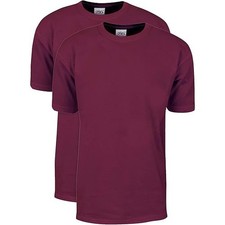 2 Pack Shaka Wear Men's Max Heavyweight Short Sleeve Crew Neck T-Shirt