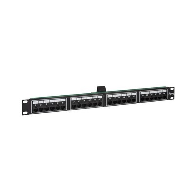 ICC Voice 8P2C Telco Patch Panel with 24 Ports, Rear Female Telco/Amphenol Co...