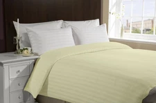 , Luxury Soft 100% Cotton, Duvet Cover, Hidden Zipper Closure, Ivory, Califor...