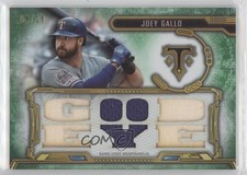 2020 Topps Triple Threads Relics Emerald 6/18 Joey Gallo #TTR-JG2 1j1o