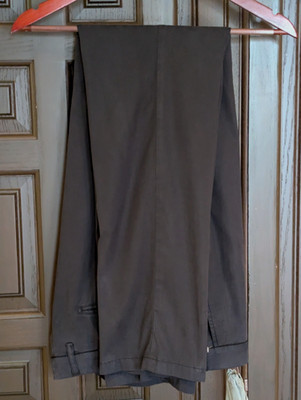 CANALI Regular Fit Lyocell Cotton Blend Pants, Navy, Size 34 R (50 EU) - NWOT