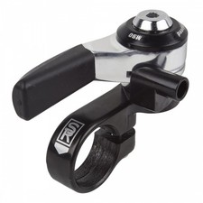 Sunrace Slm96 Left 3-speed Thumb Shifter With Polished Aluminum Lever And Clamp