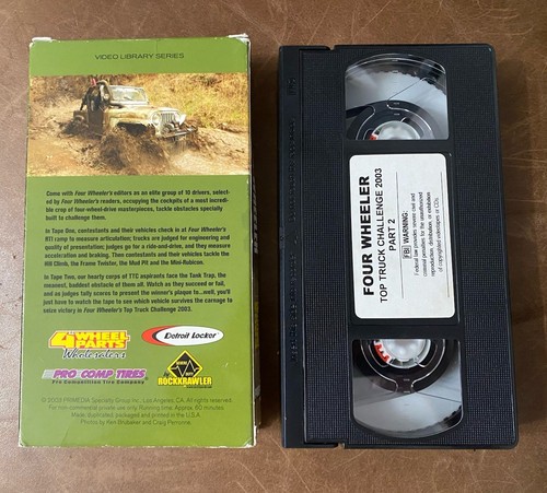 VHS 4x4 Four Wheeler Magazine - Top Truck Challenge 2003 OOP HTF Rare Pro Comp - Picture 7 of 9