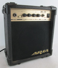 Aria AG-10 Guitar Amplifier 10W Portable Practice Amp Black Arai & Co Combo