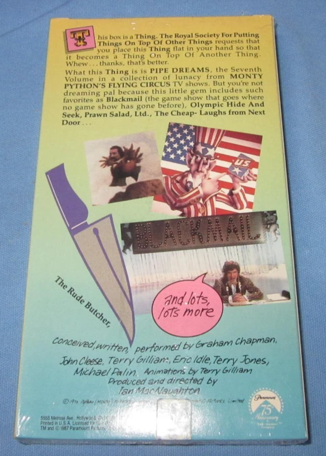 Monty Python's Flying Circus Volume 7 ~ sealed new VHS - Image 2 of 4