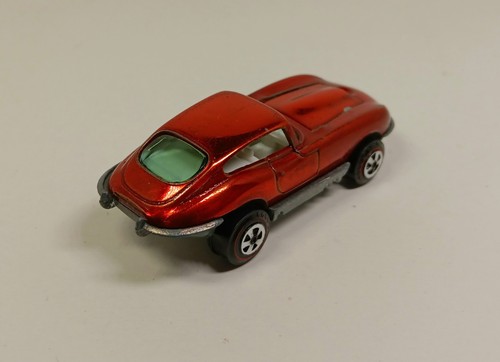 Vintage (1969) Johnny Lightning Topper Custom XKE Red Excellent "FAST SHIPPING" - Picture 4 of 10