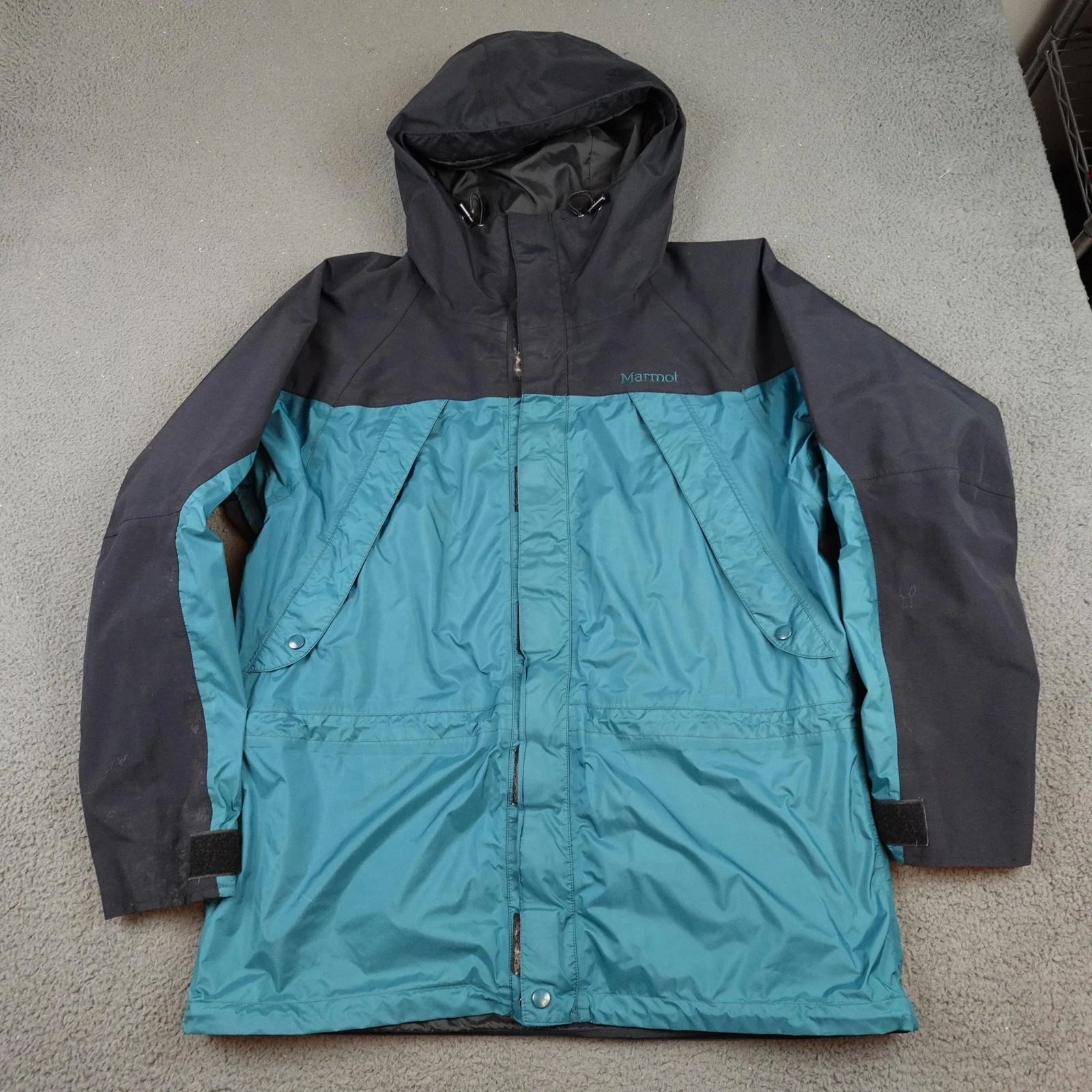 Vintage Marmot Gore-Tex Jacket Mens Large Blue Hooded Waterproof Ski Snow Shell
Opens in a new windo