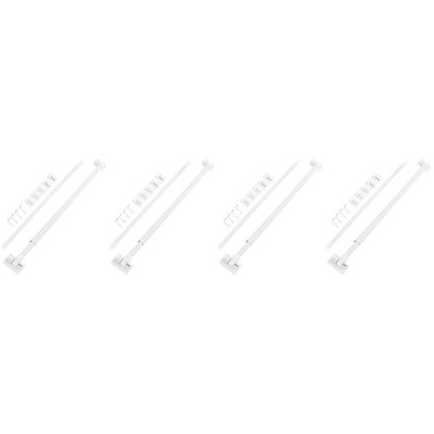  4 Pack Badezimmer Vorhangstange Gardinenstange Verstellbar Duschvorhang