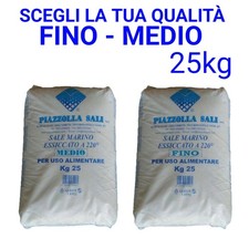 Sale Marino MEDIO/FINO 25kg Uso Alimentare  SCEGLI LA TUA QUALITÀ 