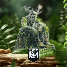 Gartendeko Figur Elfe Wetterfeste Gartenfigur für Draußen aus Acryl Lustige