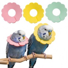 3Pcs Anti-bite Bird Collar Anti-Grab Feather Plucking Wound Healing Elizabeth...
