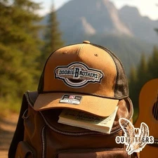 Retro Doobie Brothers Band Logo Patch Richardson 112 Rope Trucker Snapback Hat