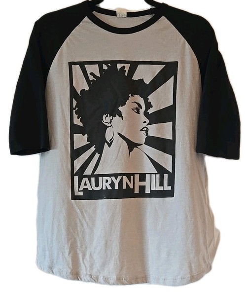 Ms Lauryn Hill Oct 2017 Hollywood Bowl  Concert Raglan T-shirt Size M Balck/Gray