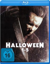 Halloween 1-5 Collection uncut Blu-ray Jamie Lee Curtis UK IMPORT