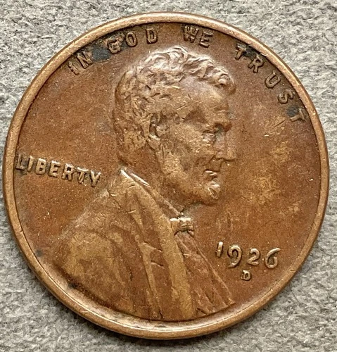 1926-D  ~ Lincoln Wheat Cent - [XF EF] Extremely Fine - High Grade ~ JW4