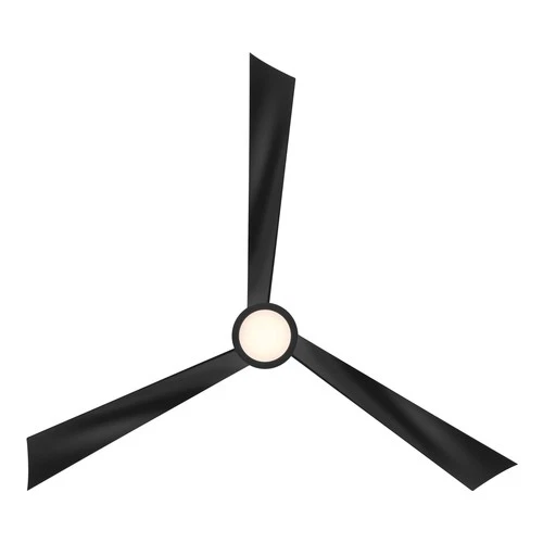 Minka Aire Pike 56" Ceiling Fan - Coal Black 3-Blade Remote Control - Picture 3 of 3