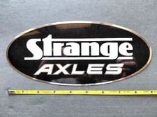 Strange Axles Vintage Original Drag Racing Sticker Nhra U.s. Nationals Indy
