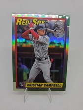 2025 Topps Chrome Update Series - 1990 Topps Baseball Kristian Campbell #90CU-19