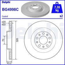 Disque de frein Alfa Romeo GIULIA