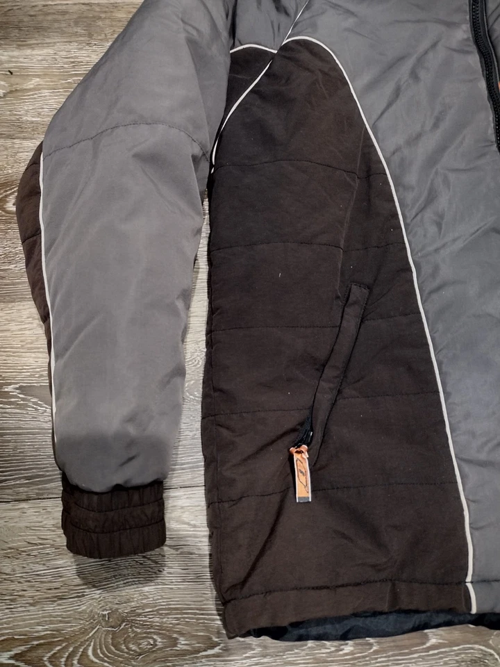 Chaqueta de Motocicleta de Carreras O'NEAL Vintage XL Abrigo Desteñido Forrado Negro Foto 2 de 4