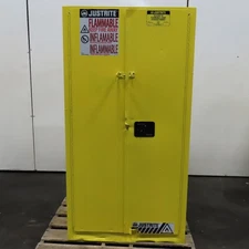 Justrite 896000 60 Gal Flammable Liquid Storage Cabinet 34" x 34" x 65"
