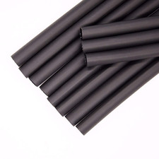20 Ft 3/8" (Diameter) Dual Wall Black Heat Shrink Tubing 3:1, Each 1 Ft Long, 20