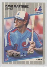 1989 Fleer Dave Martinez #384 10r3