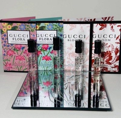 Gucci Perfume Women Collection 4pcs Samples Set   Gucci Bloom & Gucci Flora  
