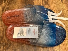 Kids' Oaklyn Glitter Jelly Slides - Cat Jack American USA Size 2 new