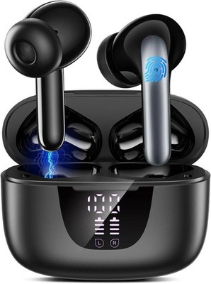 Bluetooth Kopfhörer In Ear mit Bildschirm Lärmreduzierung Kabellos Kopfhörer