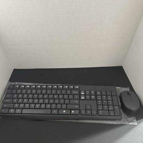 Logitech MK235 920-007897 Wireless Keyboard and Mouse - Black No Dongle - 第 1/5 張圖片