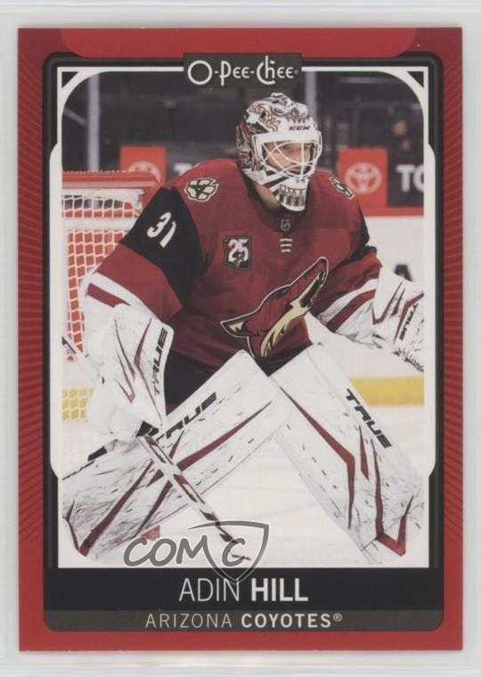 2021-22 O-Pee-Chee Red Border Adin Hill #51 1o3