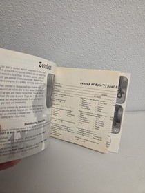 Legacy of Kain: Soul Reaver (Sega Dreamcast, 2000) CIB con scheda di registrazione