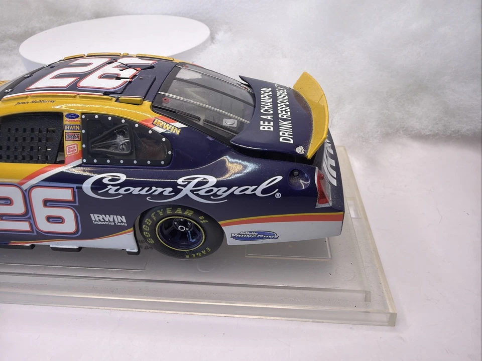 Jamie McMurray 2007 #26 Crown Royal FORD 1/24 Limited Edition # . Trunk Damage - Image 4 of 4