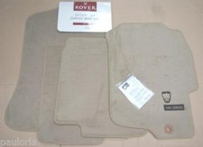GENUINE ROVER 400 PREMIUM CAR MAT SET - BEIGE - 4 MATS 