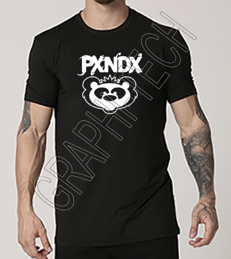 PANDA PXNDX PLAYERA NEGRA BLACK T-SHIRT BANDA ROCK MONTERREY MEXICO NEW