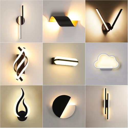 Modern LED Up Down Wall Lights Lighting Fixture Outdoor Indoor Lamp