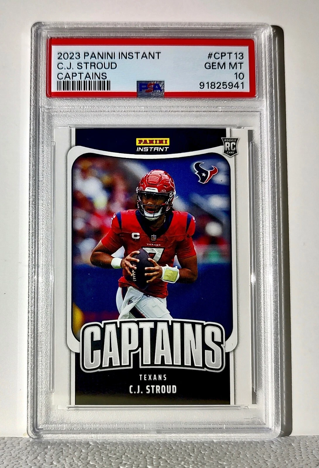 CJ Stroud Panini Instant Captains #CPT13 Base