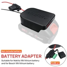 For Bosch for Makita 18V Battery Holder Dock DIY Adapter Power Wheels Connector