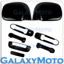 Gloss Black Mirror2 Door Handle Wo Psg Khtailgate Cover For 02-08 Dodge Ram Gloss Black Mirror2 Door Handle Wo Psg Khtailgate Cover For 02-08 Dodge Ram