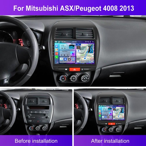 4+64G Für Mitsubishi ASX 2010-2016 10" Android 13 Autoradio Carplay GPS Nav DAB+ - Bild 4 von 20
